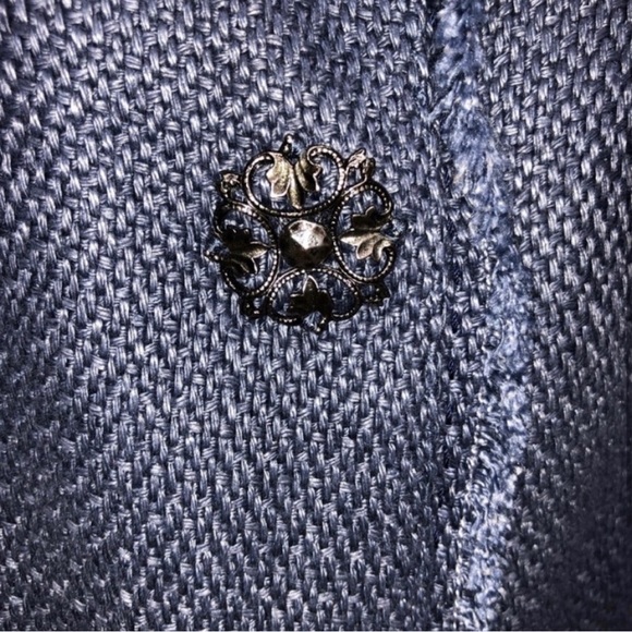 Vintage Saks Fifth Avenue Blue Blazer Size Small - Picture 3 of 4